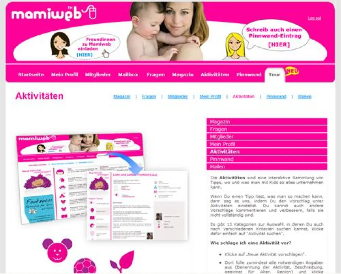 Guided Tour startet bei Mamiweb.de