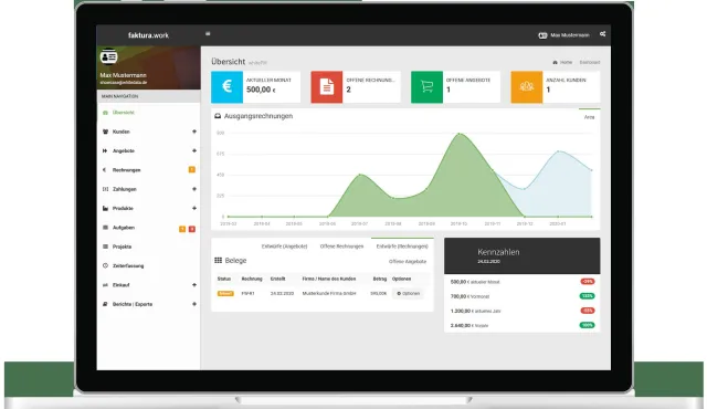 Cloud Buchhaltung faktura.work der whitedata Holding GmbH mit Update für Mehrwertsteuersenkung 2020 Bild: Cloud Buchhaltung faktura.work der whitedata Holding GmbH mit Update für Mehrwertsteuersenkung 2020