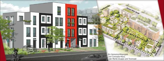 Bild: 2. April 2011: Tag der offenen Baustelle bei Concepta Haus in Berlin Alt Hohenschönhausen