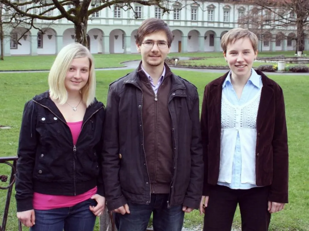 Der neugewählte Benediktbeurer SK-Sprecherrat (v.l.n.r.): Katalin Mulitze, Christian Waschke (Vors.) , Vanessa Möller