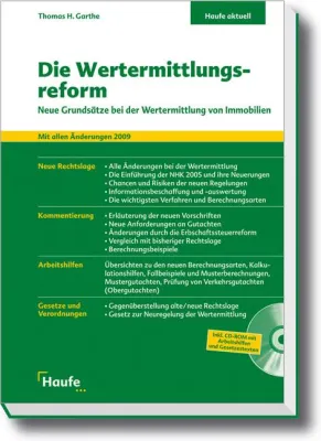 Bild: Die Wertermittlungsreform - Das Fachbuch für Immobilienprofis 2009