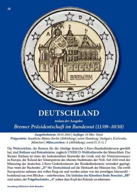 Bild: Die 2 -€-Gedenkmünzen Europas