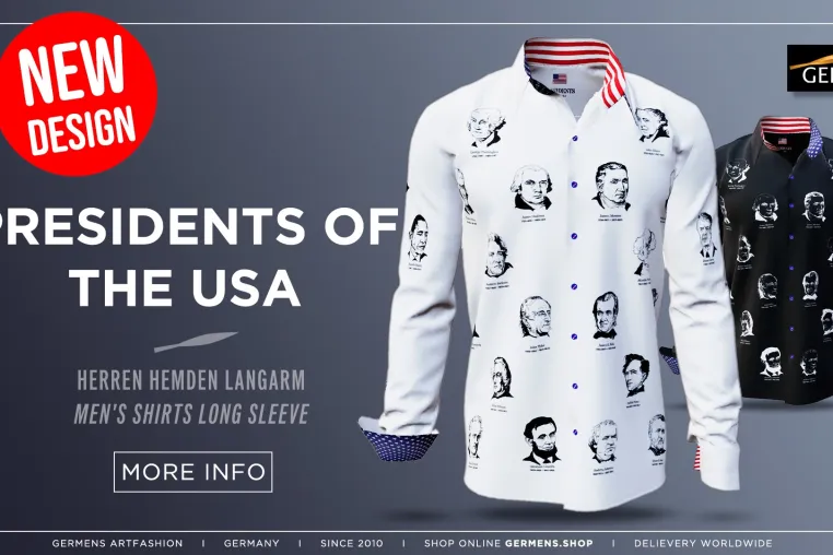 Bild: GERMENS präsentiert exklusives "PRESIDENTS OF THE USA" Design zur US-Wahl 2024