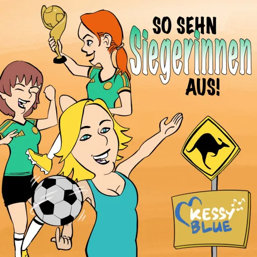 Innovativ: Sängerin Kessy Blue präsentiert Song zur Frauen Fußball WM im Metaverse Bild: Innovativ: Sängerin Kessy Blue präsentiert Song zur Frauen Fußball WM im Metaverse