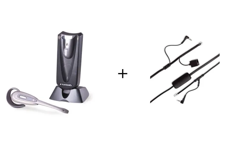 Bild: Plantronics CS60X - Schnurlose Headset-Komplettlösung für Alcatel-Endgeräte