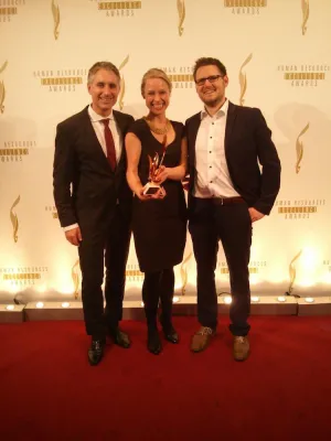 HR Excellence Awards: viasto gewinnt Award mit der Deutschen Telekom Bild: HR Excellence Awards: viasto gewinnt Award mit der Deutschen Telekom