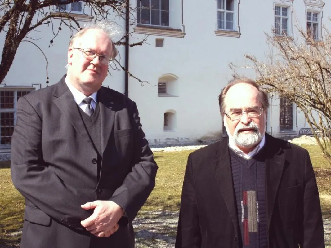 Neue Seelsorger in Bad Heilbrunn: P. Dr. Karl Bopp SDB (re.) und P. Dr. Lothar Bily SDB (li.)