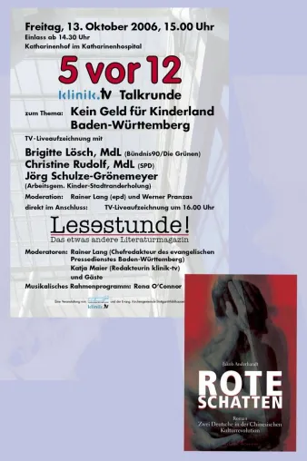 Bild: „Rote Schatten“ auf Sendung