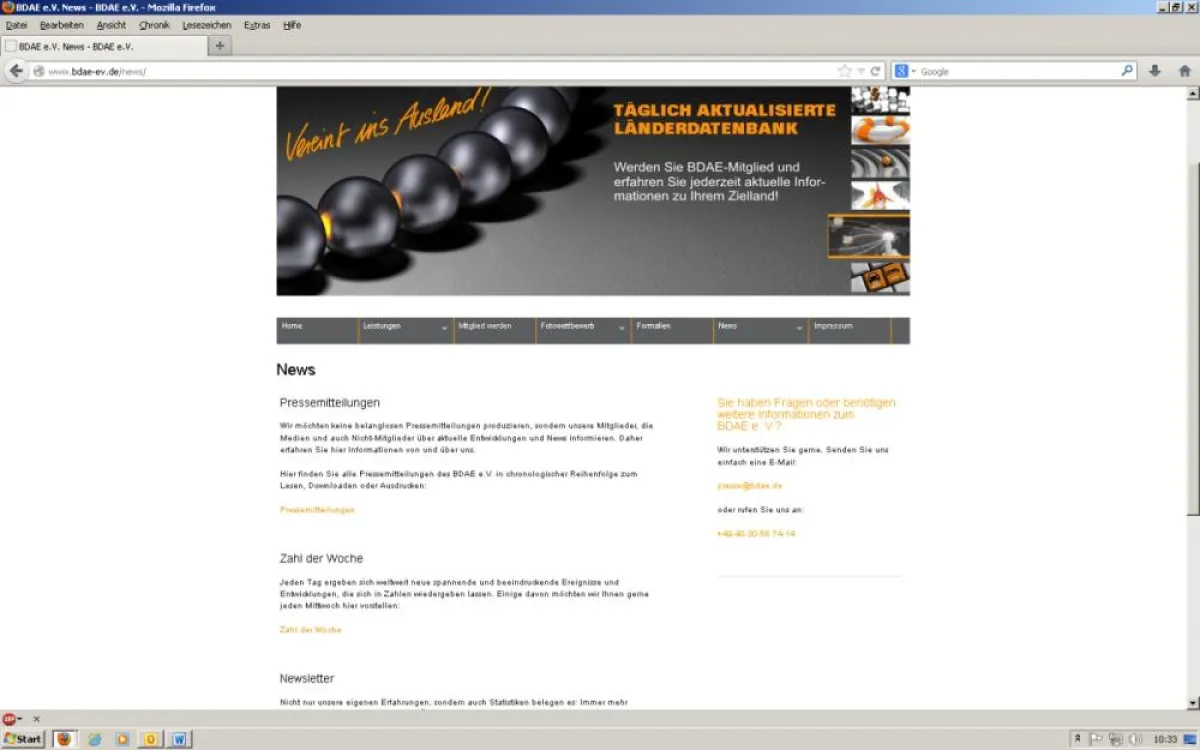 Neue News-Rubrik