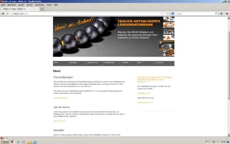 Website für Deutsche im Ausland erweitert Bild: Website für Deutsche im Ausland erweitert