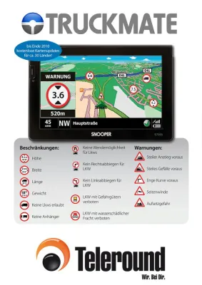 Bild: Teleround erweitert die Produktpalette um den Navigationshersteller Snooper