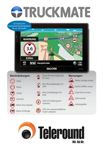 Bild: Teleround erweitert die Produktpalette um den Navigationshersteller Snooper
