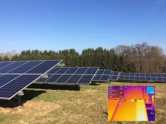 Bild: TECHNISCHE PRÜFUNG VOR ENDE DER GEWÄHRLEISTUNG BEI PV-ANLAGEN WIRD ZUM STANDARD