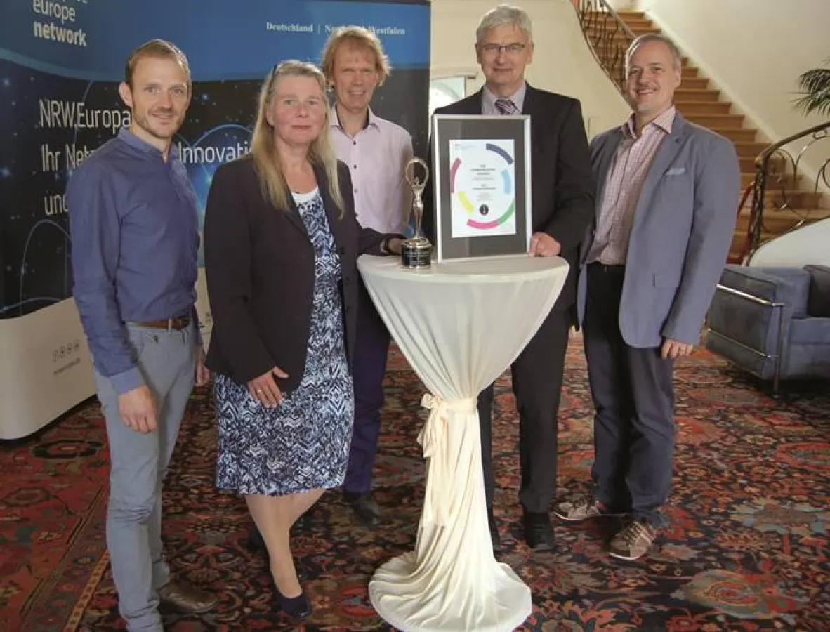 li nach re: Florian Hofmann, Andrea Dohle, Dr. Bernd Janson, Dr. Herbert Rath, Dr. Karsten Lemke