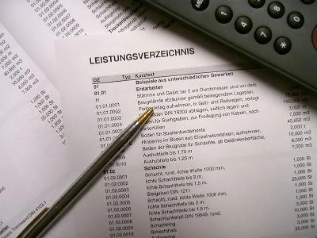 Bild: GAEB-Online 2014: Individuelle Kalkulation von GAEB-Ausschreibungen