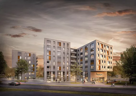 Bild: Uni Apart entwickelt neues Co-Living-Großprojekt in der Hochschul-Doppelstadt Ulm/Neu-Ulm
