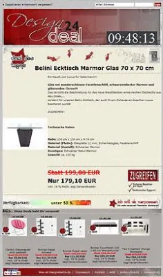 Bild: Die 24-Stunden-Chance für Super-Designmöbel