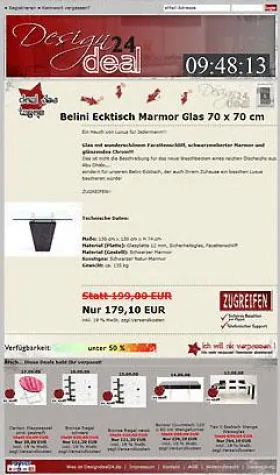 Bild: Die 24-Stunden-Chance für Super-Designmöbel