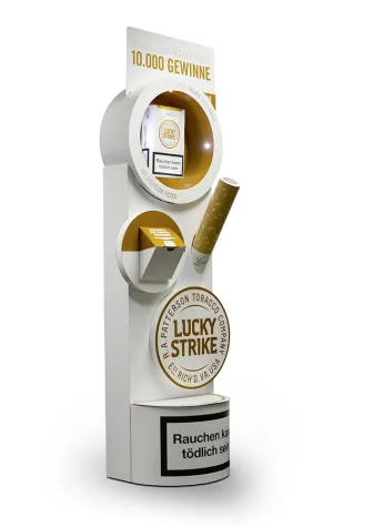 Bild: Agentur BestSeller gewinnt Gold beim POPAI DACH Award 2016 für Lucky Strike