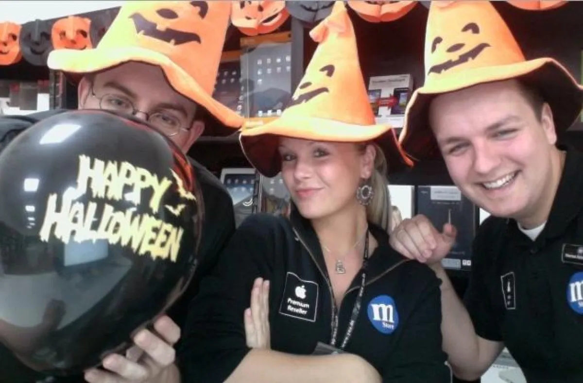 Halloween in der Apple Erlebniswelt von mStore