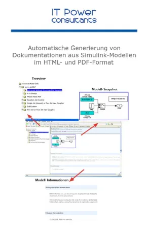 Bild: Das neue Release MReport R1.1 generiert Dokumentationen im PDF-Format aus MATLAB/Simulink-Modellen