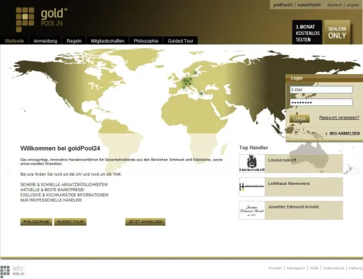 Bild: goldpool24.com – Weltweites Handelsnetzwerk für die Schmuck- und Edelsteinbranche gestartet
