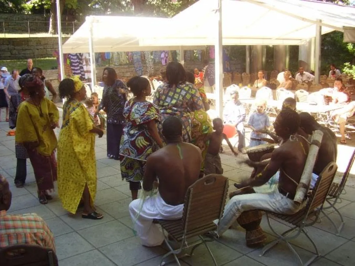 DR Kongofest 2006, Heighlitstanzfiber mit Trommelkadenz!