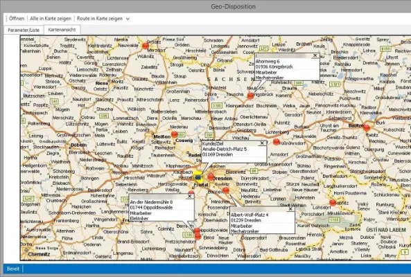 Bild: PlanningPME bald mit Tourenplanung