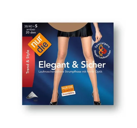 Bild: Schluss mit Laufmaschen: Die Faser LYCRA® Fusion in der neuen Feinstrumpfhose NUR DIE Elegant & Sicher