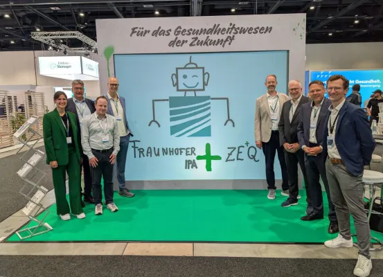 Bild: Fraunhofer IPA und ZEQ starten strategische Zusammenarbeit in der Gesundheitsrobotik