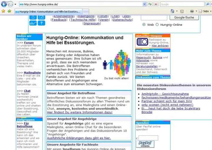 Bild: Größte Online-Selbsthilfegruppe bei Essstörungen feiert 8-jähriges Jubiläum