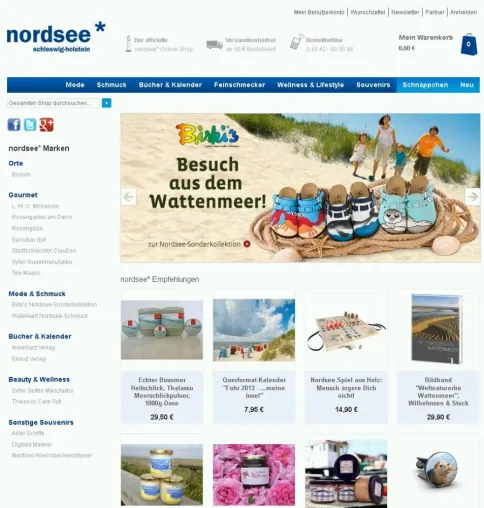 Bild: Botschafter für die Region – neuer offizieller nordsee*-Onlineshop