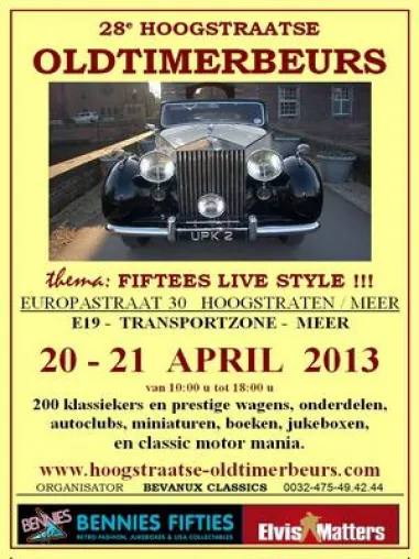 Bild: 28. Hoogstraatse Oldtimerbeurs & Classic Motor Mania am 20. und 21. April 2013