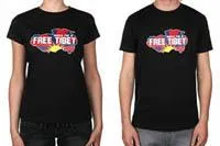 „People for a Free Tibet“ – T-Shirts für guten Zweck Bild: „People for a Free Tibet“ – T-Shirts für guten Zweck