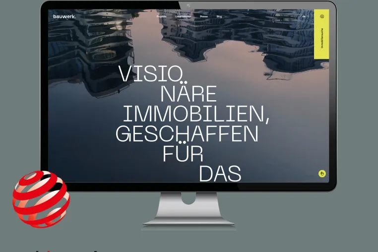 Bild: Bauwerk erhält den Red Dot Design Award 2021
