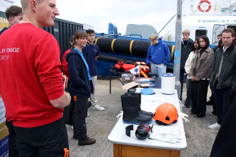 Maritime Talent Day gibt 60 Schüler:innen Einblicke in maritime Berufe Bild: Maritime Talent Day gibt 60 Schüler:innen Einblicke in maritime Berufe