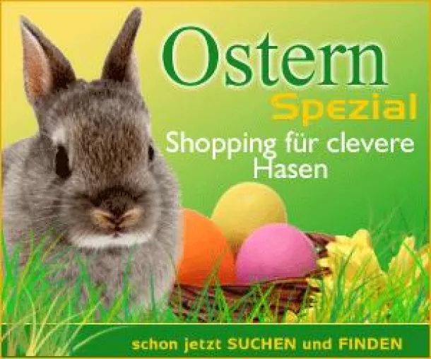 Bild: Netshoppers.de startet Ostern-Spezial: Shopping für clevere Hasen