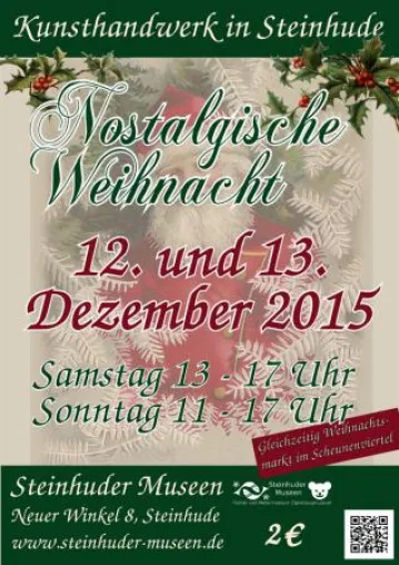 Nostalgische Weihnacht - Kunsthandwerk im Museum Bild: Nostalgische Weihnacht - Kunsthandwerk im Museum