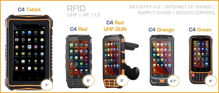 Bild: iDTRONICs C4 Mobile Terminals: Wählen Sie das passende RFID Handheld für Ihre Anwendung