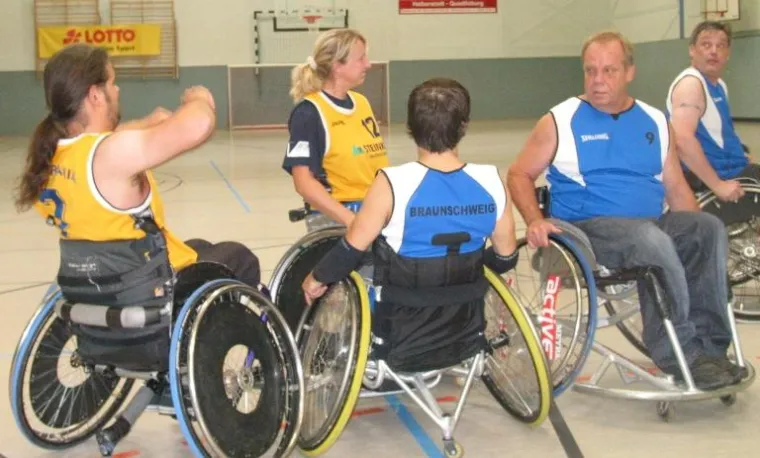 Bild: Rollstuhlbasketballer suchen Mitspieler