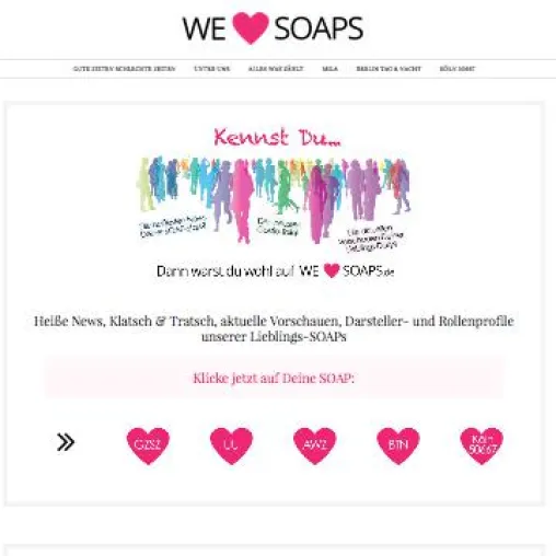 Bild: WeloveSoaps – aktuelle Vorschauen, neuester Gossip und heiße News der beliebtesten Daily Soaps