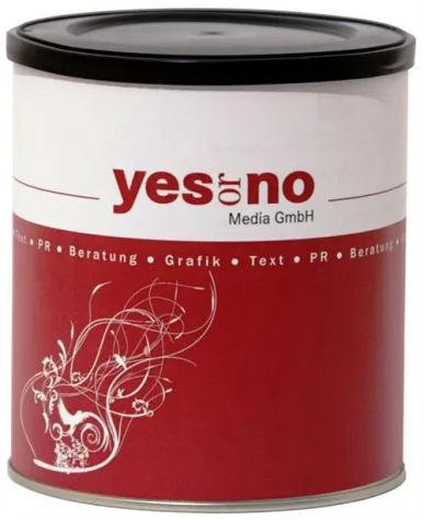 Bild: Last-Minute-Weihnachtsgeschenk - eine Dose Premium-Espresso mit eigenem Unternehmenslogo