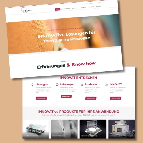 Website Relaunch für INNOVAT GmbH erfolgreich abgeschlossen Bild: Website Relaunch für INNOVAT GmbH erfolgreich abgeschlossen