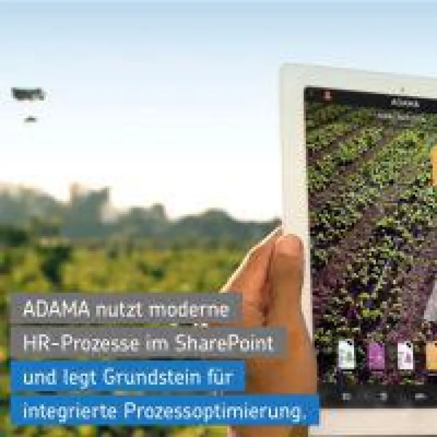 Net at Work setzt bei ADAMA moderne HR-Prozesse mit Microsoft SharePoint und WEBCON BPS um