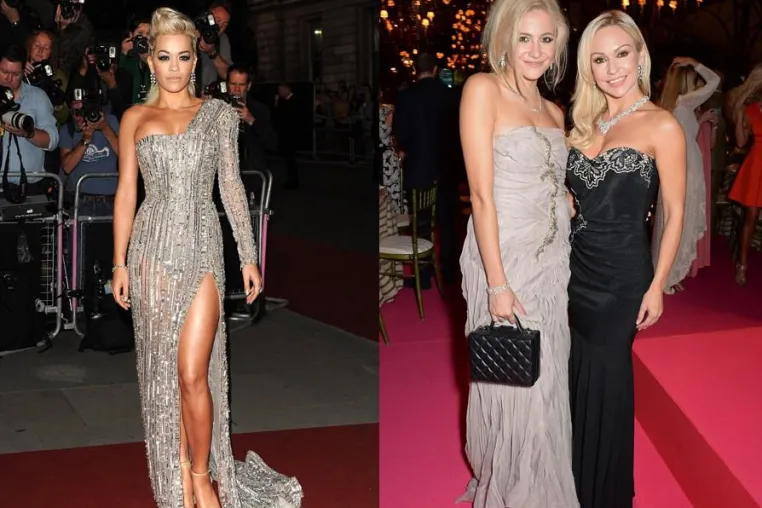 Bild: Rita Ora, Pixie Lott & Kristina Rihanoff in milllionenschweren Vashi Diamantschmuck auf dem Roten Teppich