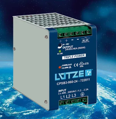 Bild: Viel Power. Minimaler Platzbedarf. LÜTZE erweitert seine erfolgreiche Schaltnetzteil-Familie