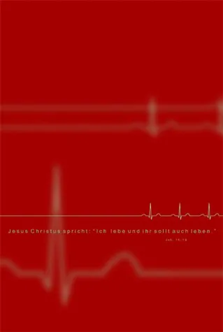 Bild: Poster - Jahreslosung jetzt auch in rot