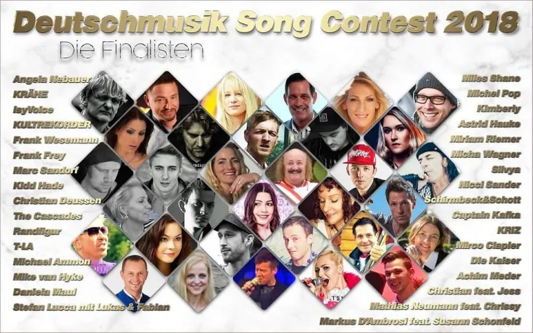 Bild: Deutschmusik Song Contest 2018: Die Finalteilnehmer stehen fest
