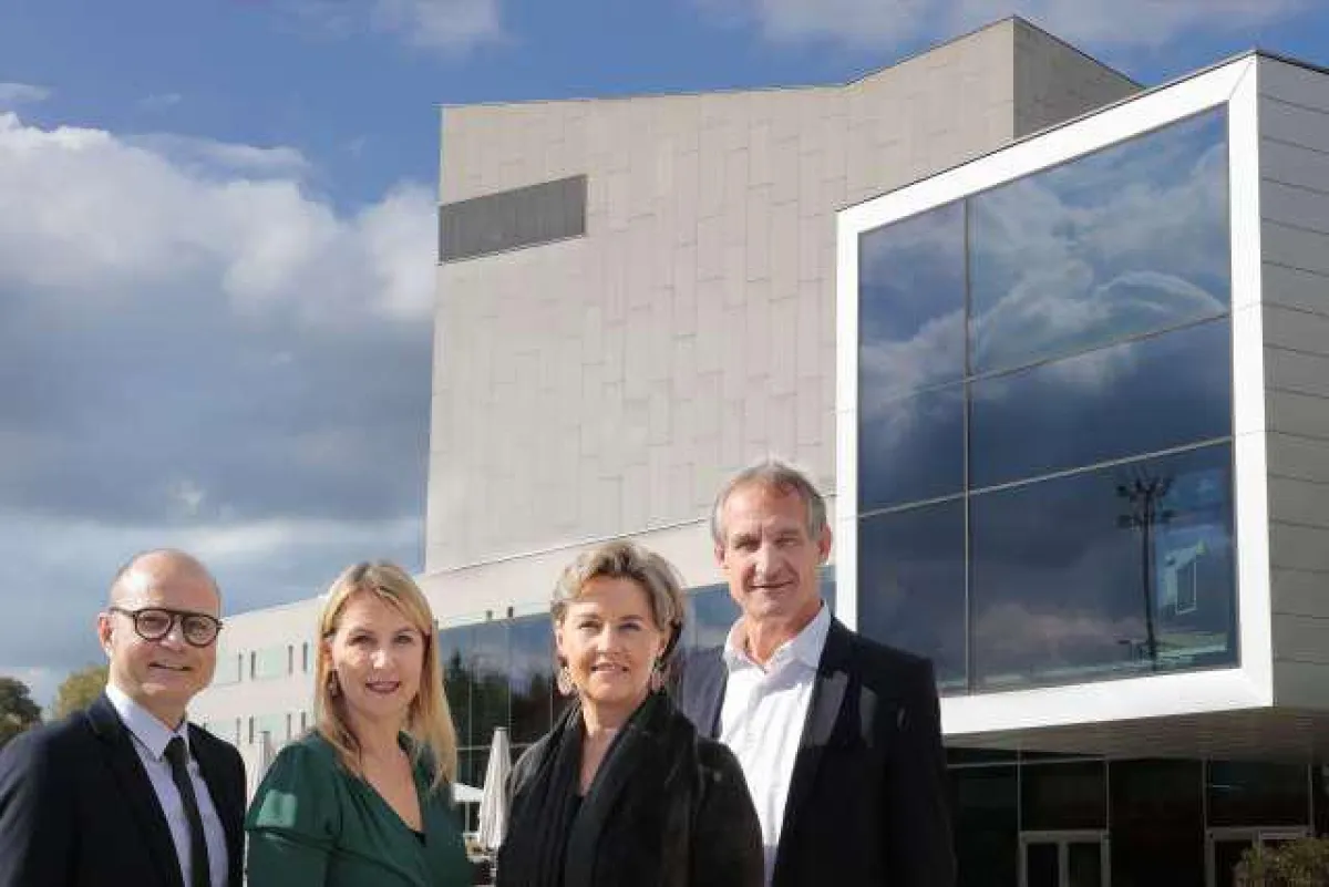 (von links): Gerhard Stübe Alexandra Wandel, Markus Linhart und Christine Rhomberg.