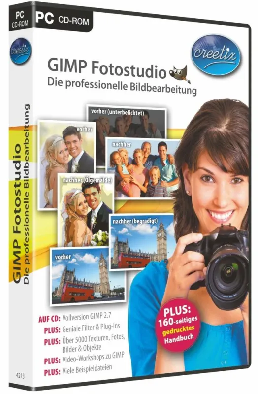 Komplettpaket zur Grafikbearbeitung inklusive Video-Tutorials und tausender Vorlagen.